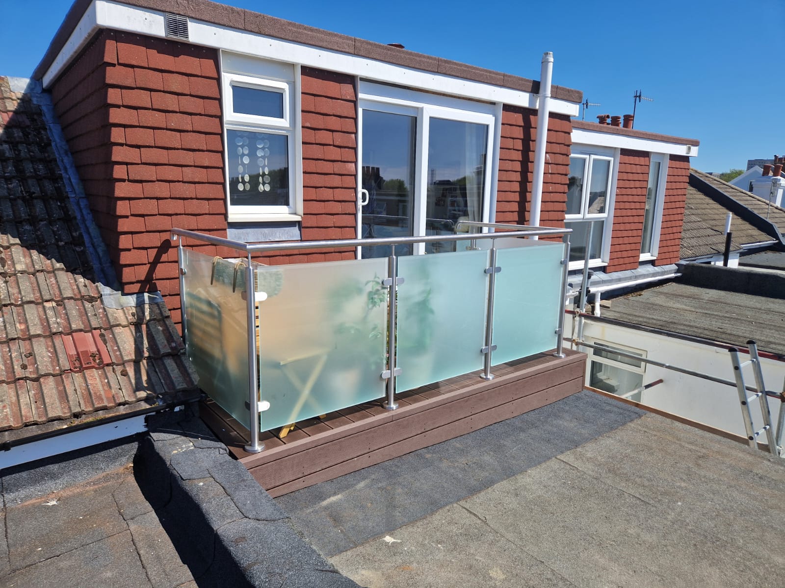 Completed balcony project in Hove