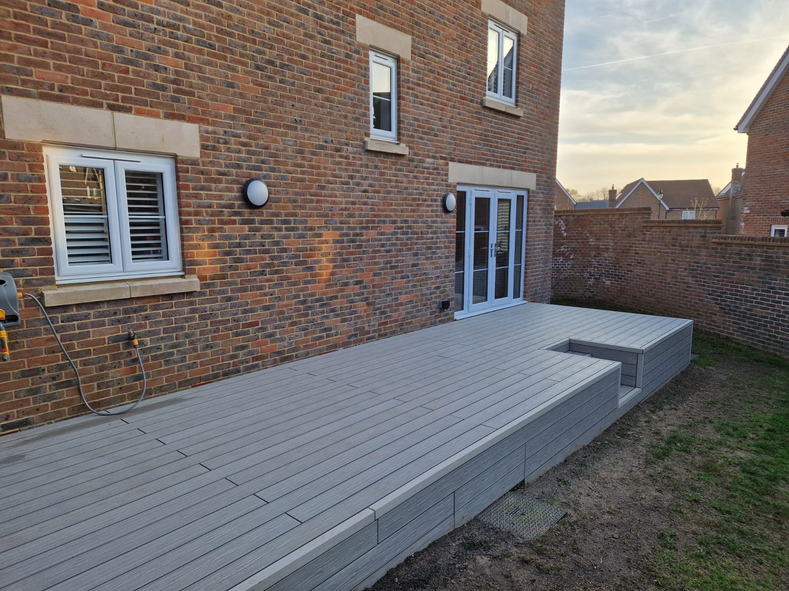 Completed decking project in Burgess Hill