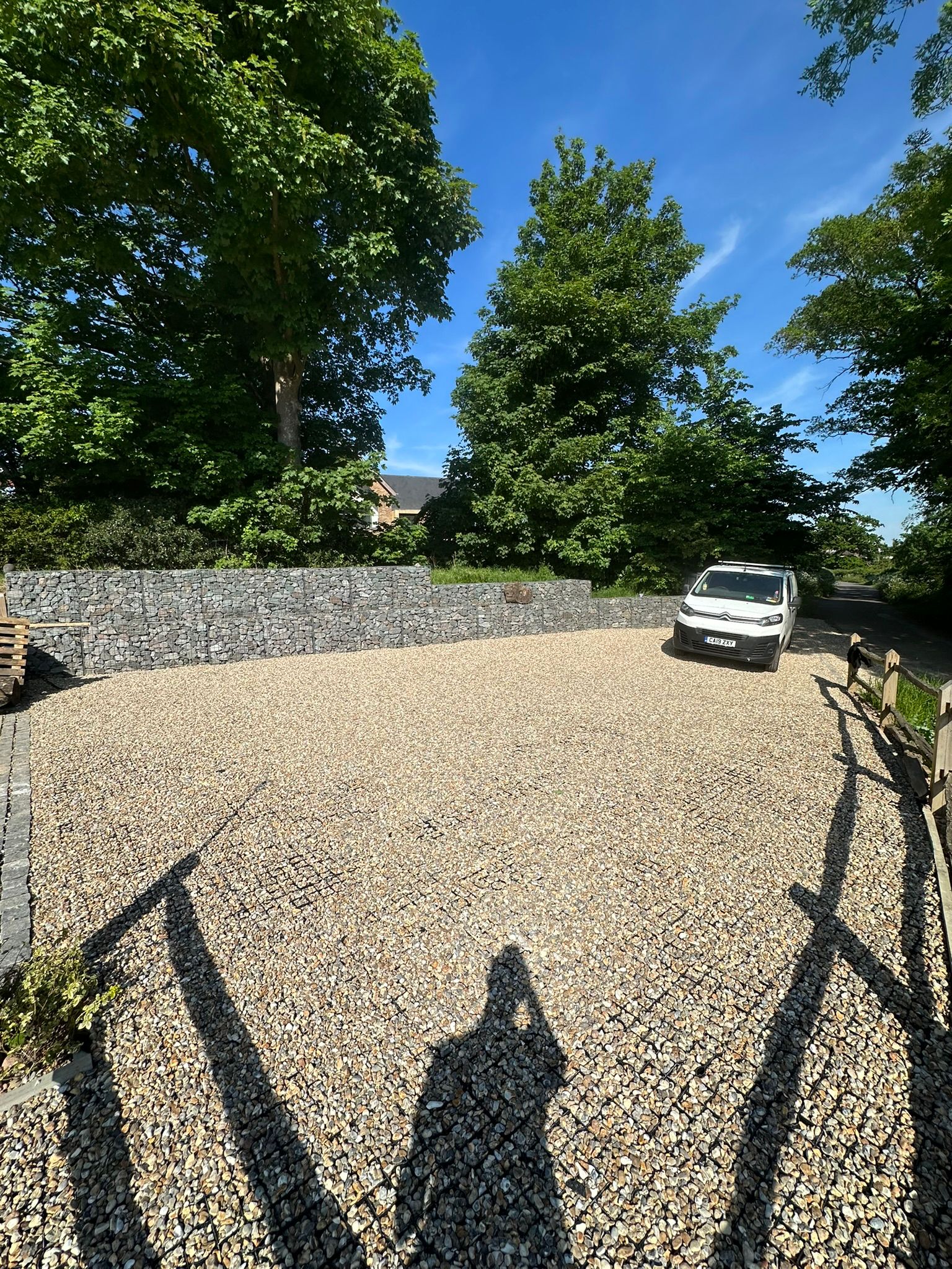 Completed driveway project in Hassocks