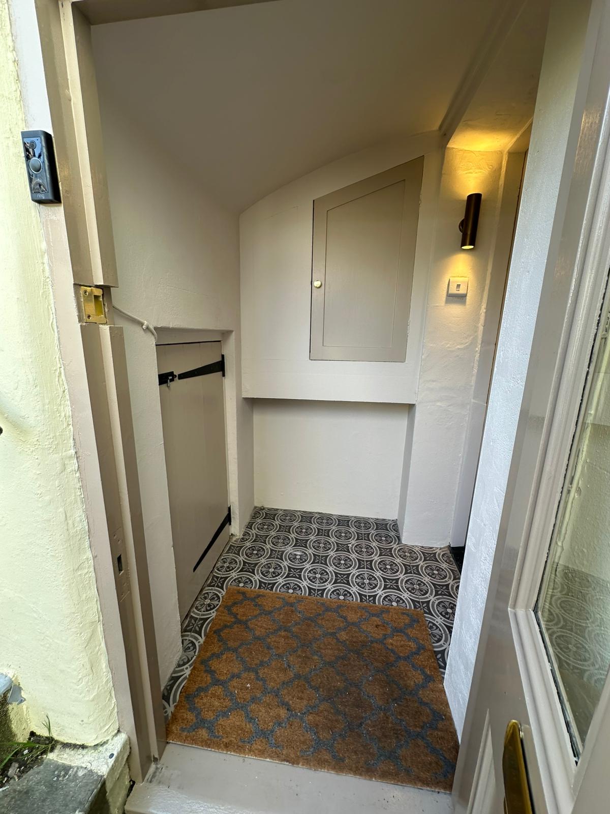 Before photo of the basement renovation and kitchen project in Hova Villas