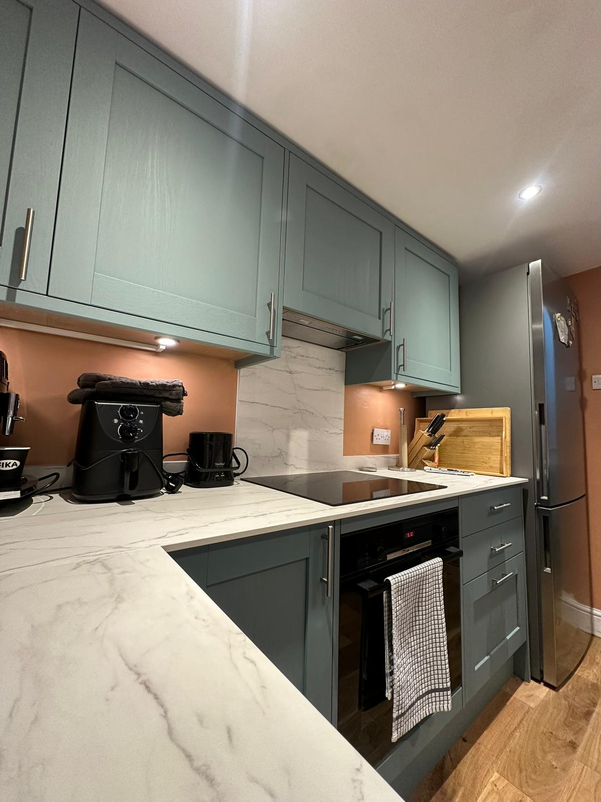Close-up detail from the finished kitchen renovation in Brighton