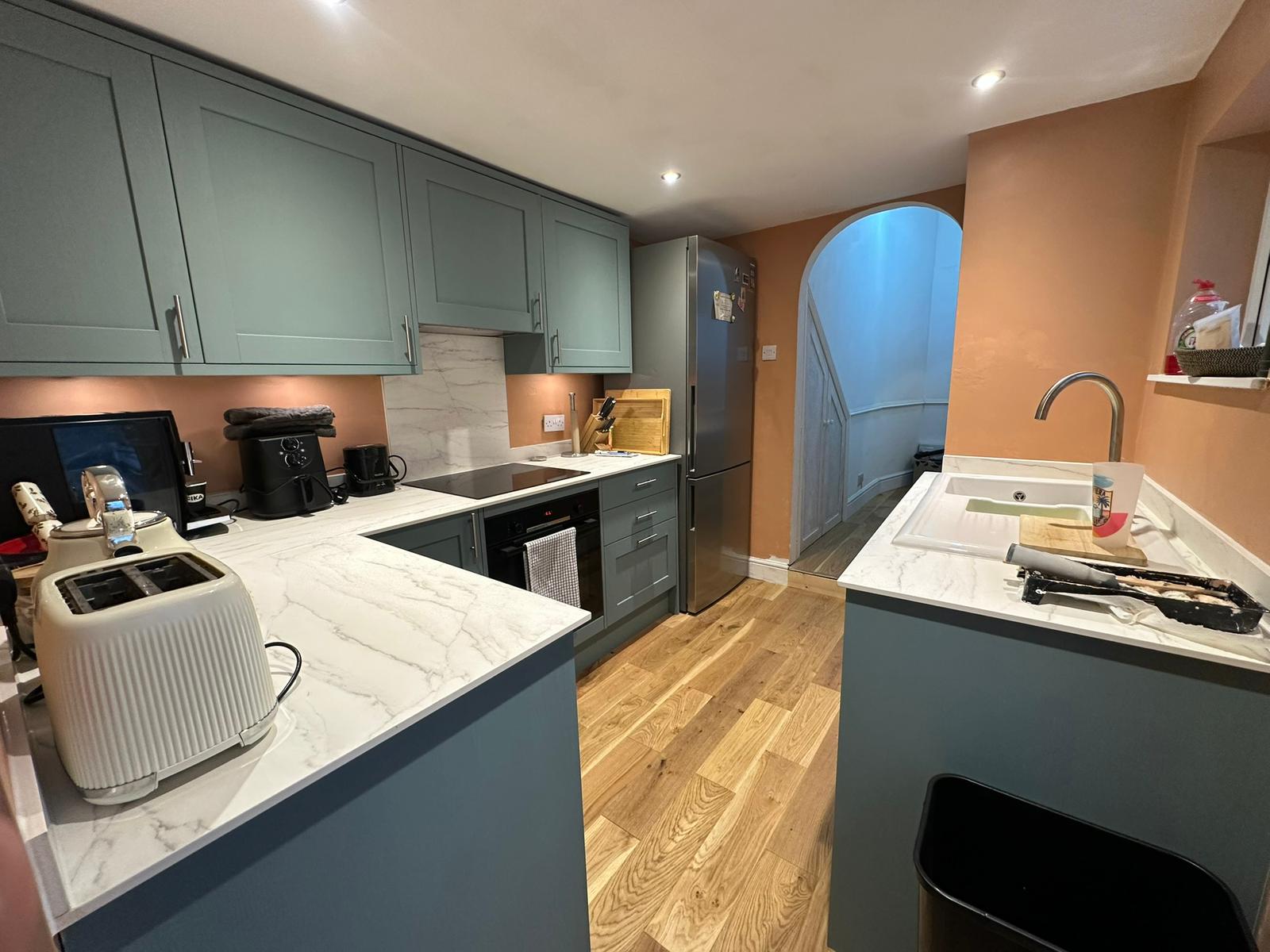 Close-up detail from the finished kitchen renovation in Brighton