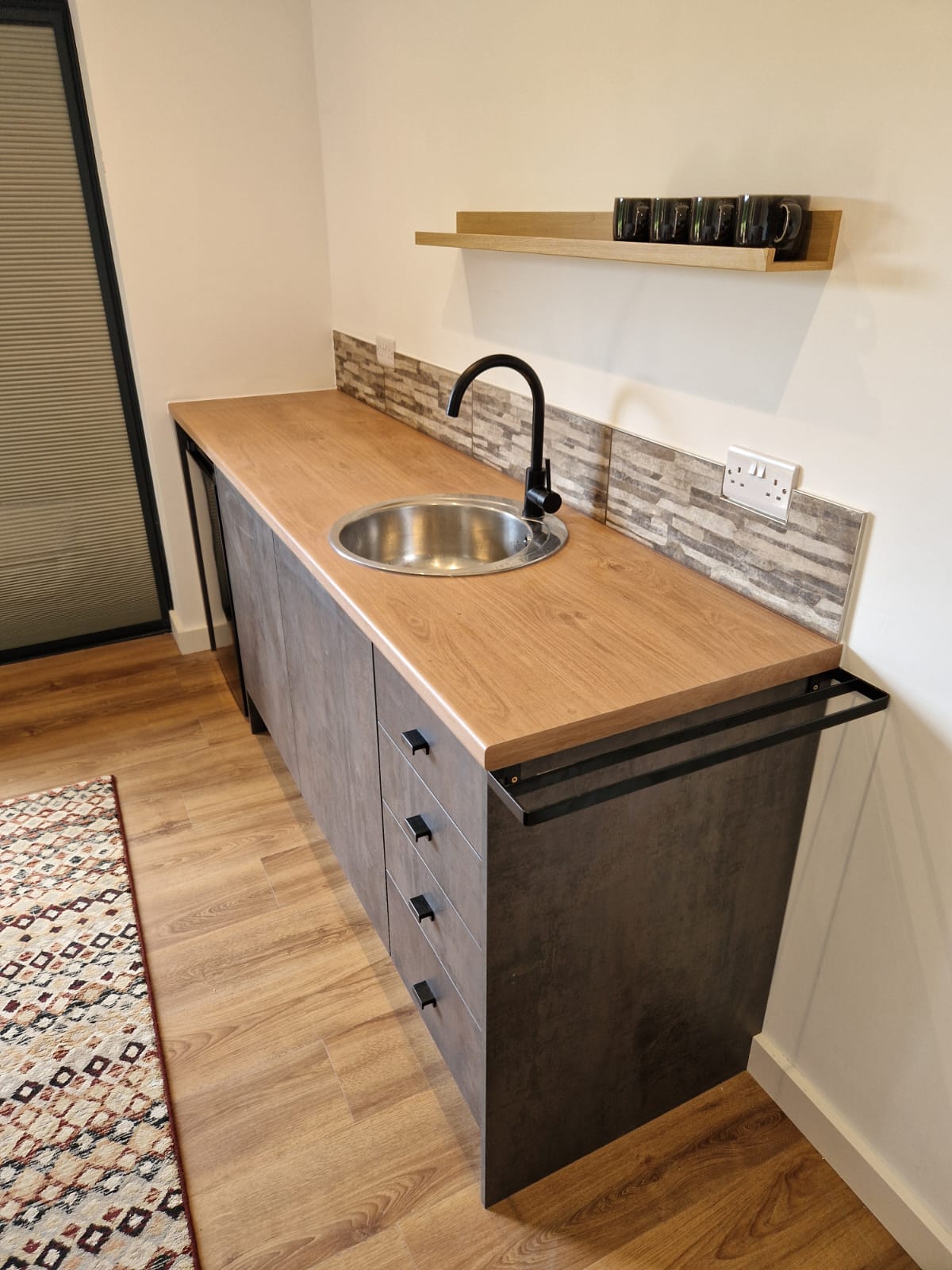 Completed kitchenette and laundry room project in Hassocks