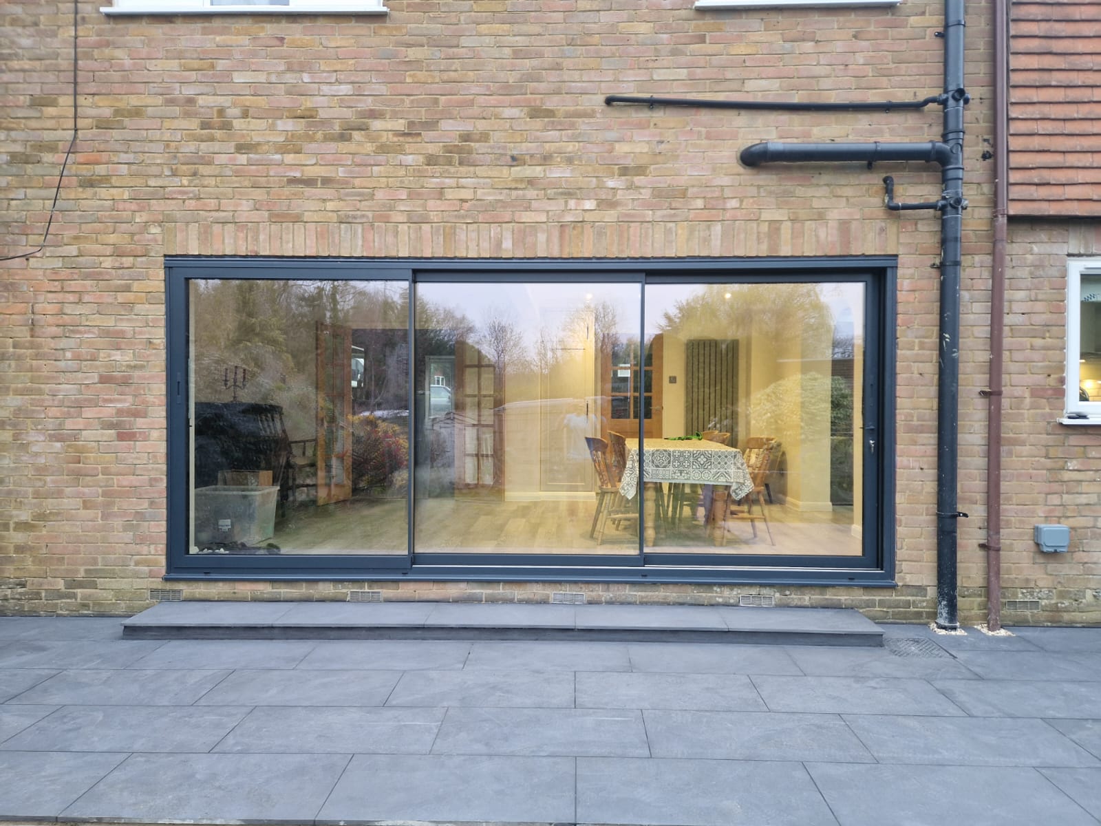 Completed patio and internal wall project in Chiddingfold