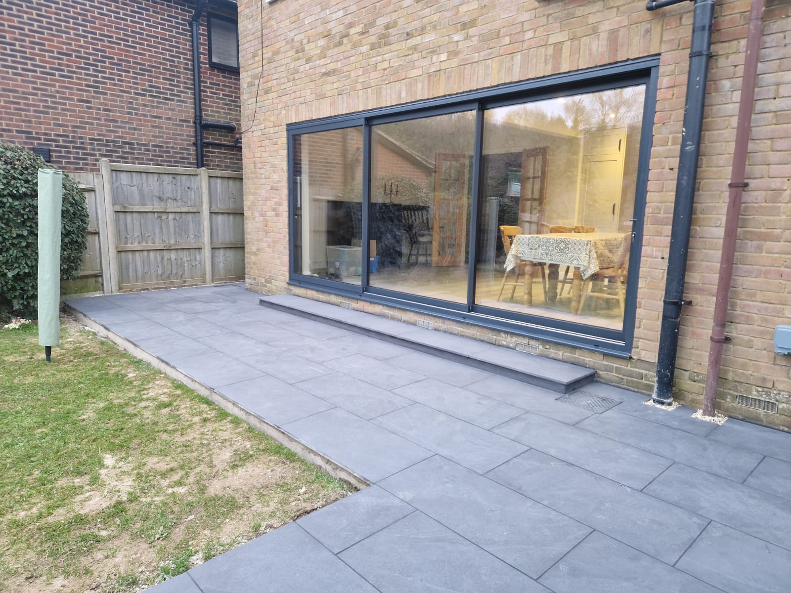 Completed patio and internal wall project in Chiddingfold