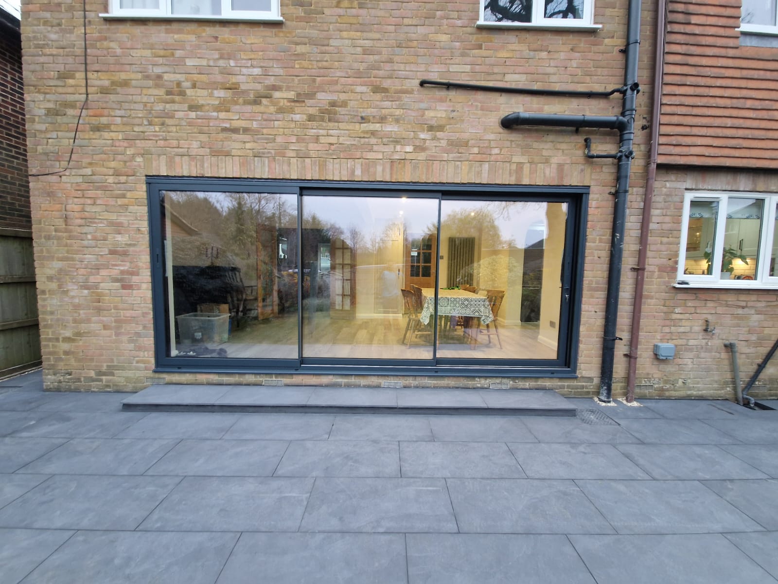 Completed patio and internal wall project in Chiddingfold