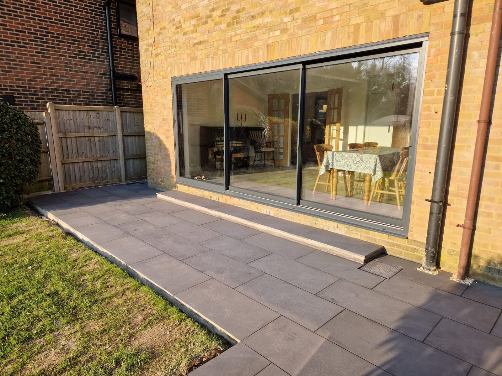 Completed patio and internal wall project in Chiddingfold