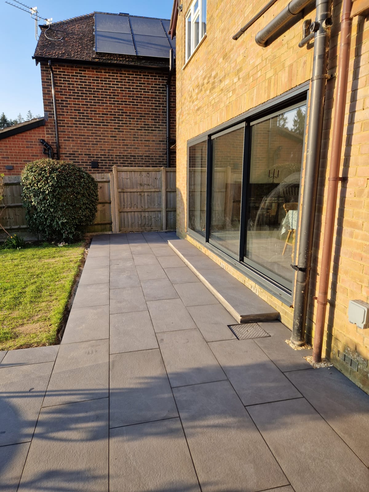 Completed patio and internal wall project in Chiddingfold