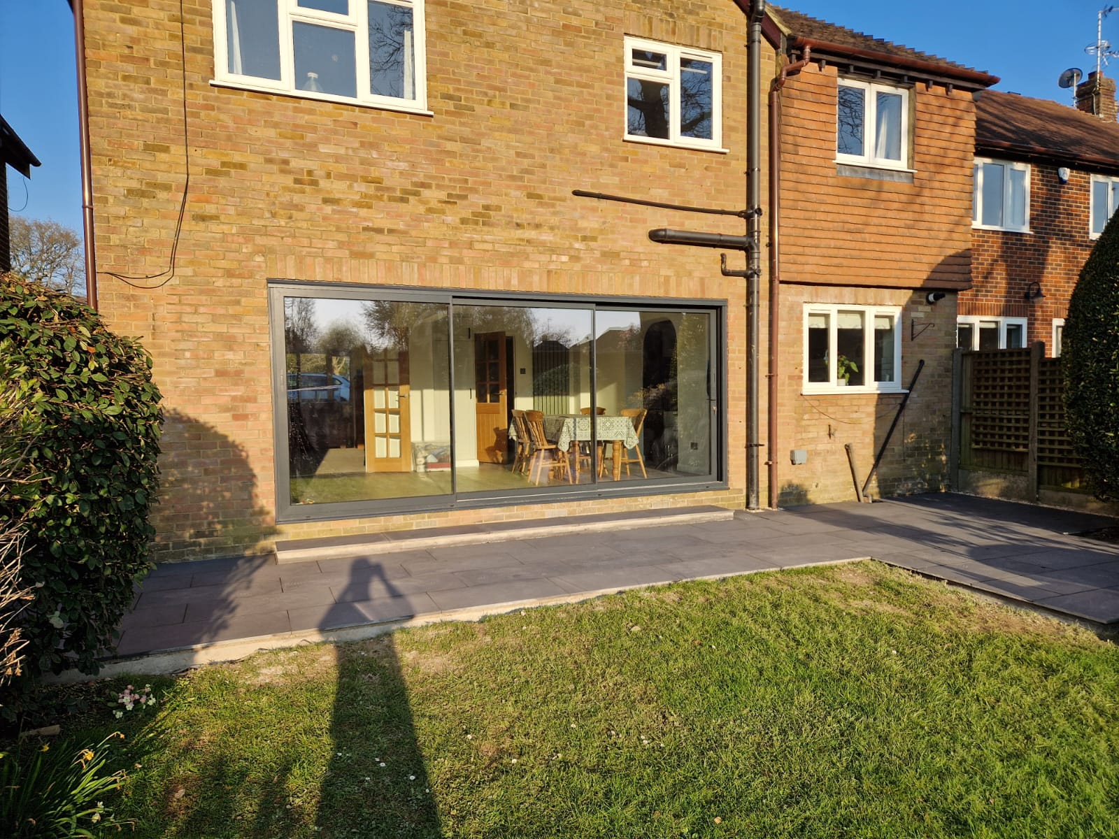 Completed patio and internal wall project in Chiddingfold