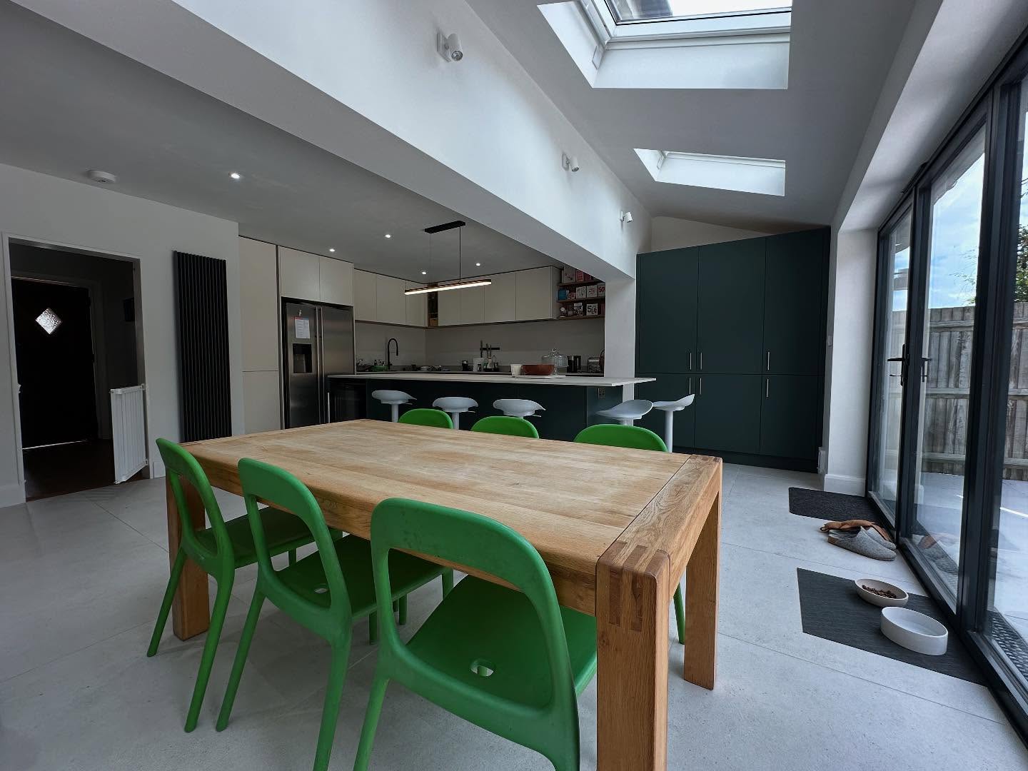 Completed rear extension project in Brighton and Sussex