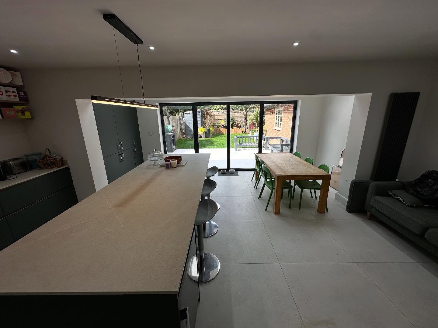 Completed rear extension project in Brighton and Sussex