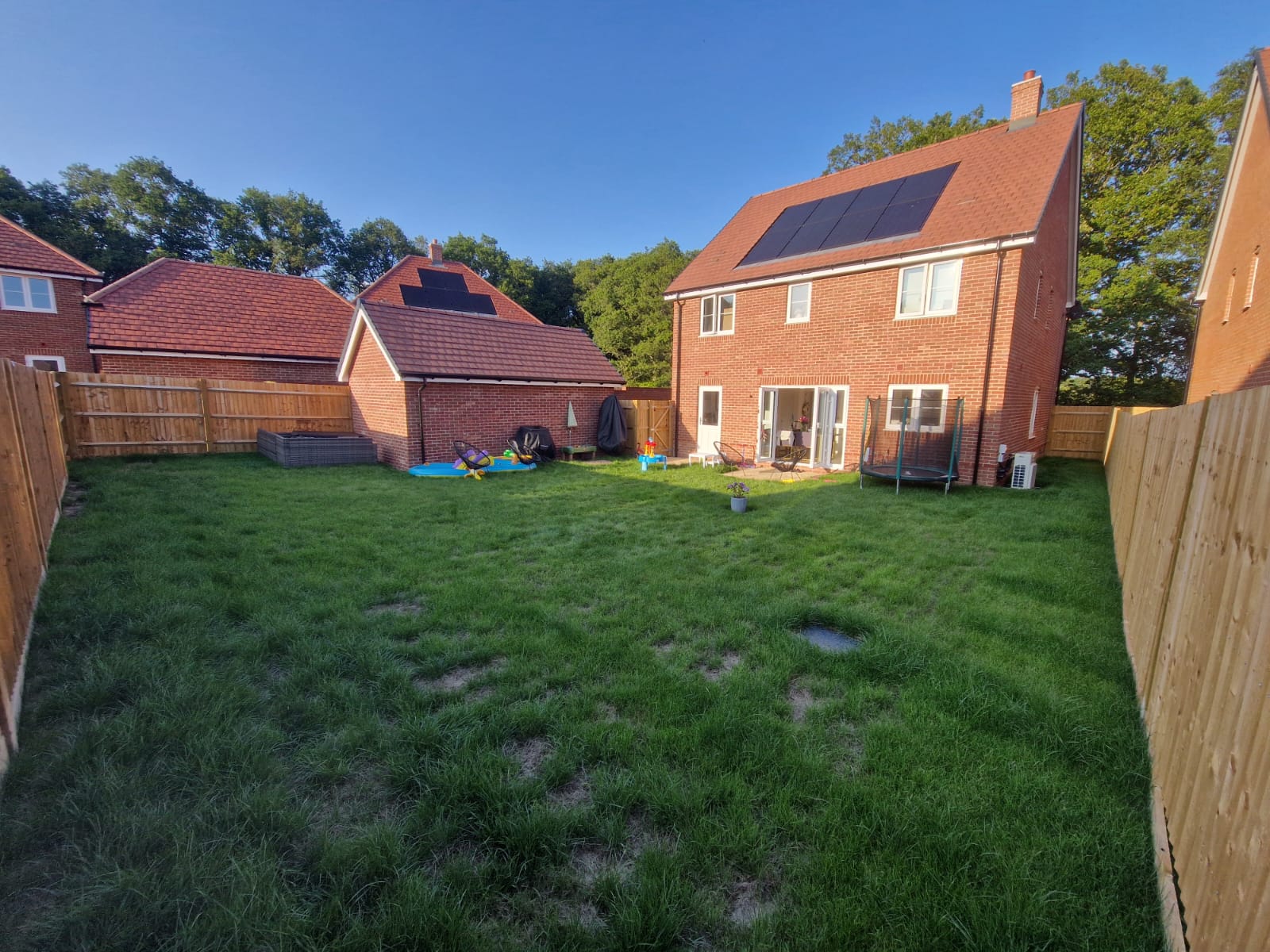 Before photo of the rear extension project in Kirdford