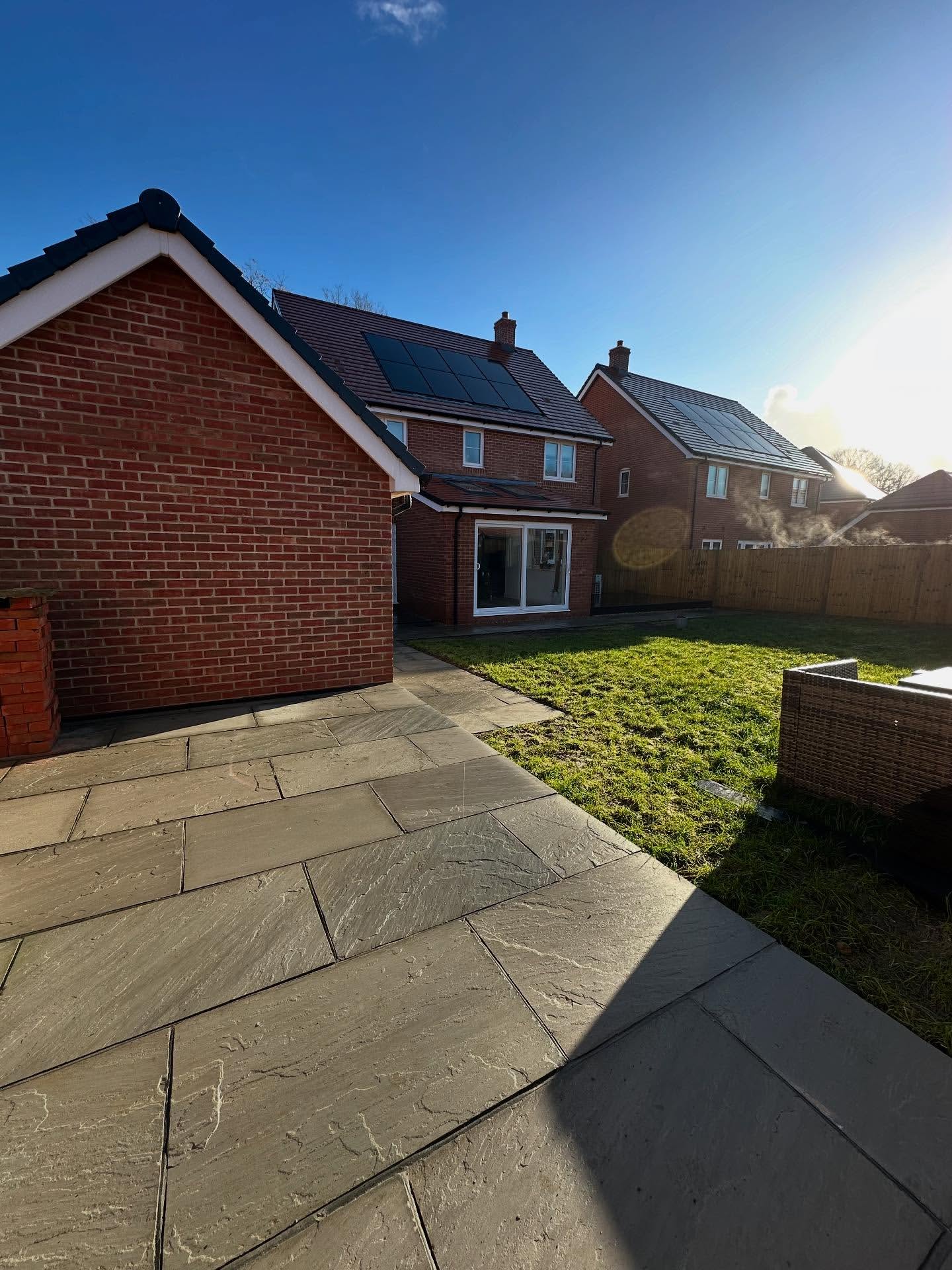 Completed rear extension project in Kirdford