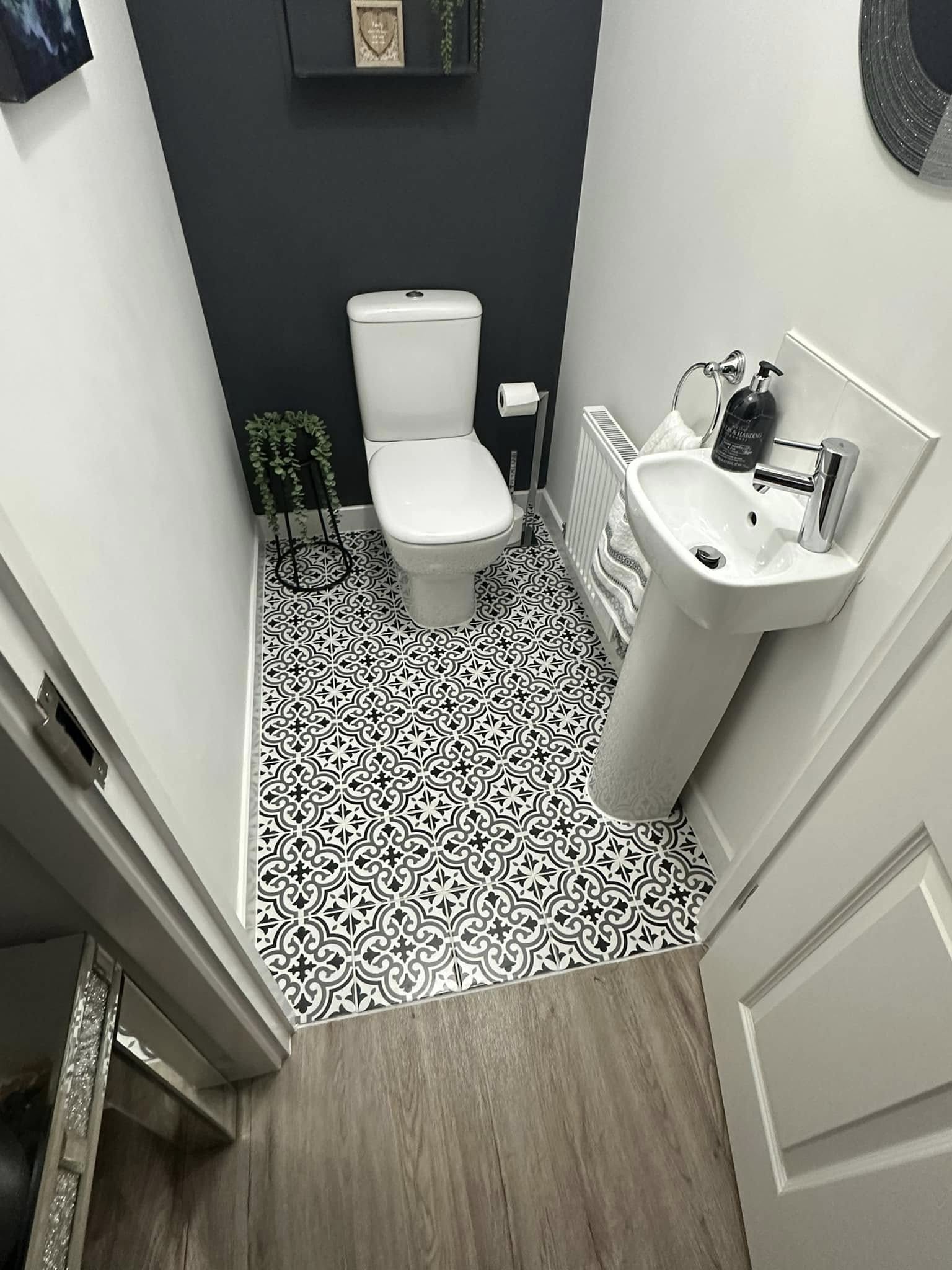 Completed vinyl flooring project in Angmering