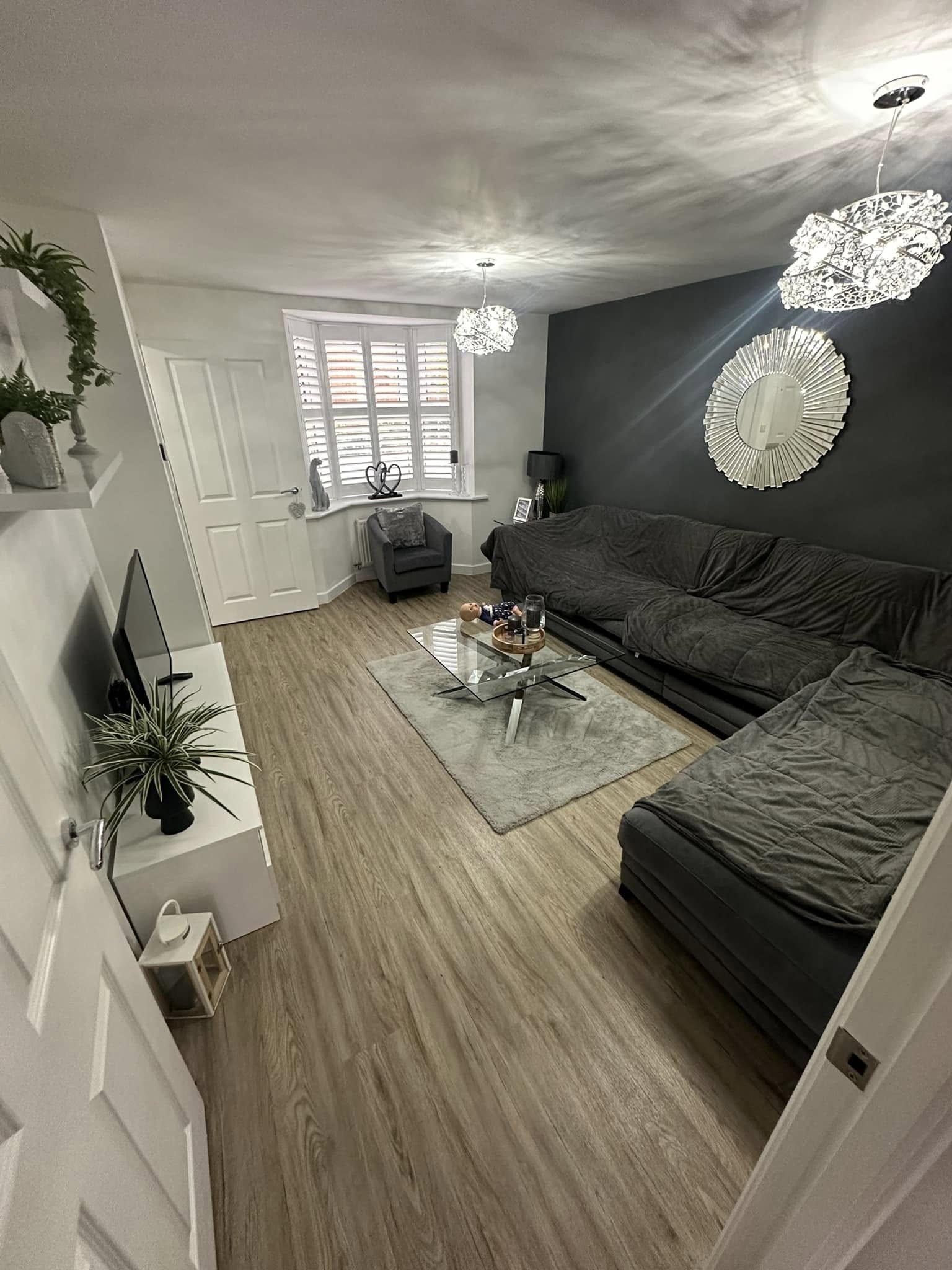 Completed vinyl flooring project in Angmering