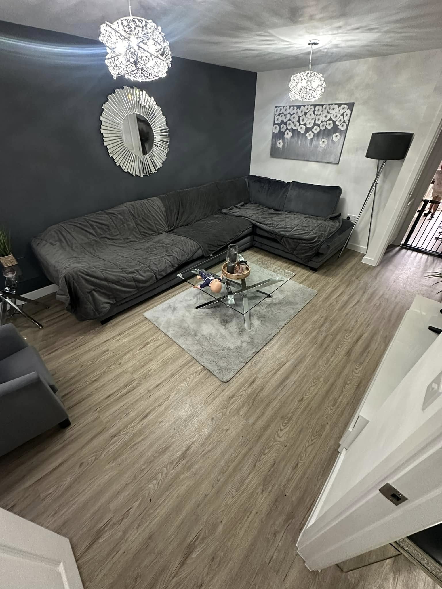 Completed vinyl flooring project in Angmering
