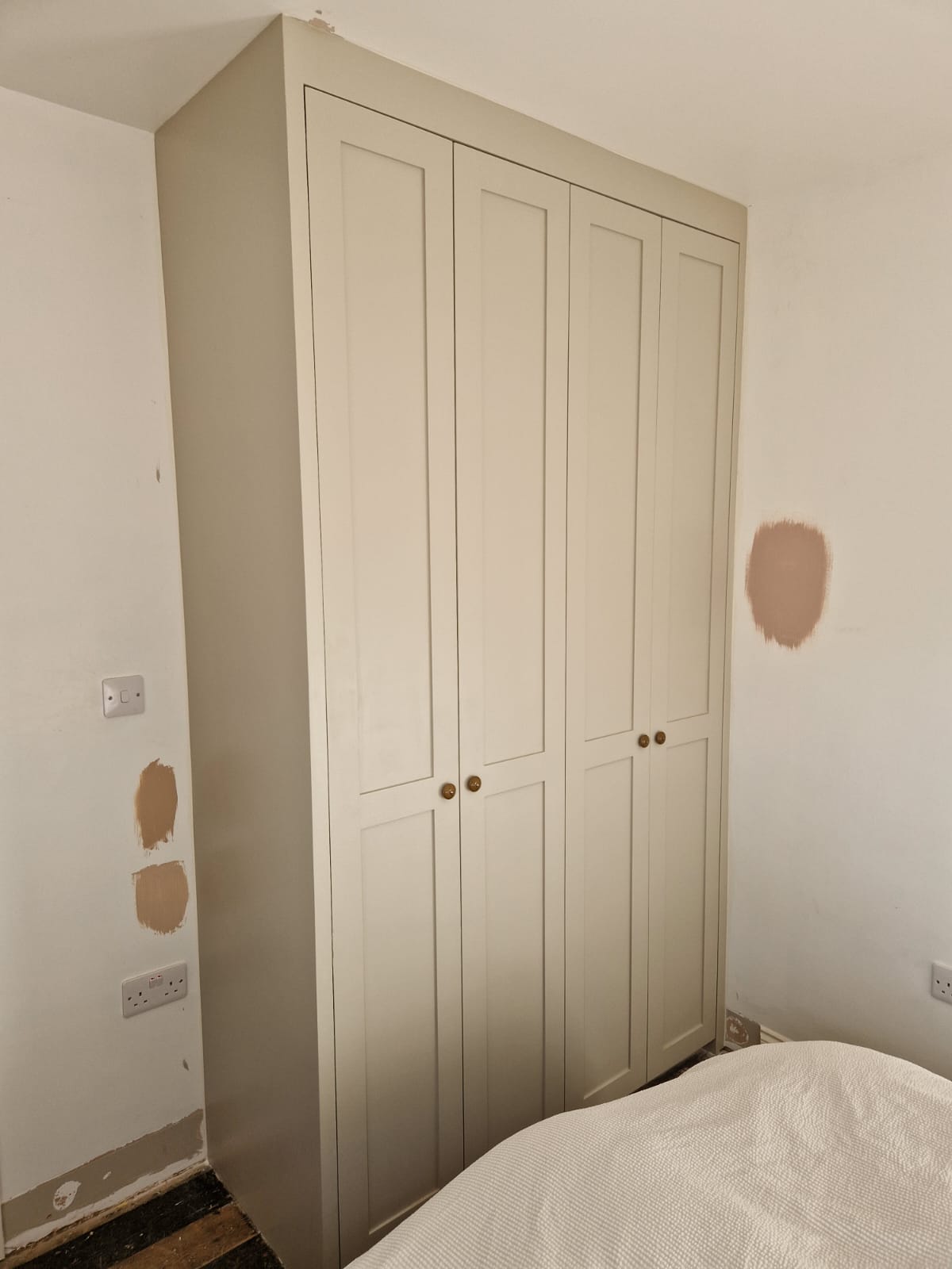 Completed wardrobe installation in Hove